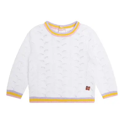 Pull en coton biologique Blanc