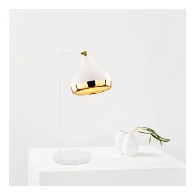 Lampe à poser Yildo Blanc et doré