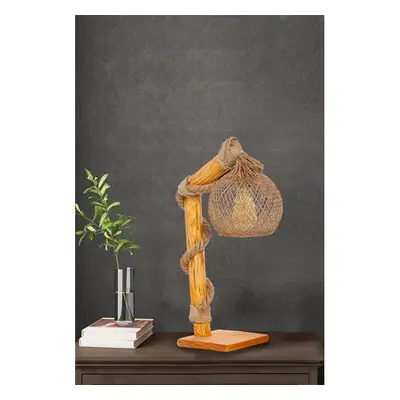 Lampe à poser en bois Canasta Naturel