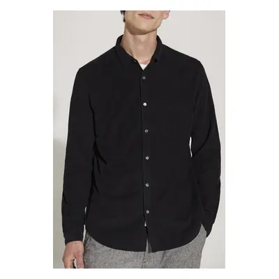 Chemise en velours Noir - IKKS