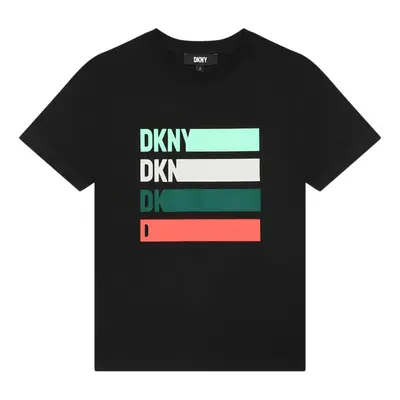 T-shirt en coton biologique - Noir - DKNY