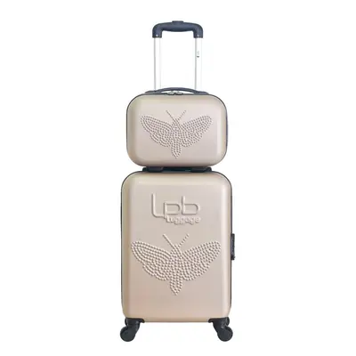 Valise cabine et vanity Francette-H Beige