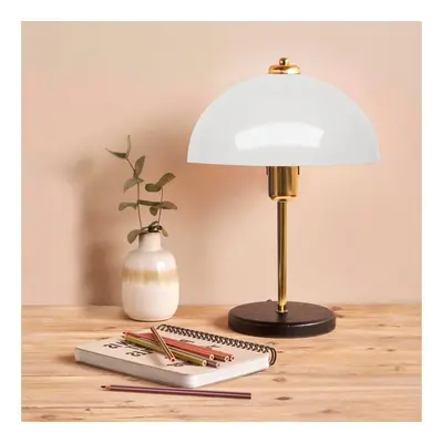 Lampe à poser LED Ayd - Blanc et doré