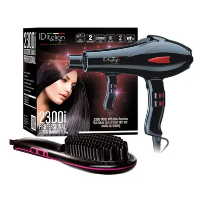 Sèche-cheveux Ionique 2300 et brosse lissante