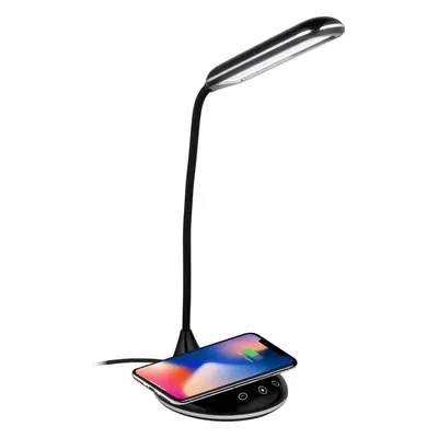 Grundig Lampe de bureau avec chargeur de téléphone - Sans fil - USB - LED - Flexible pliable - N