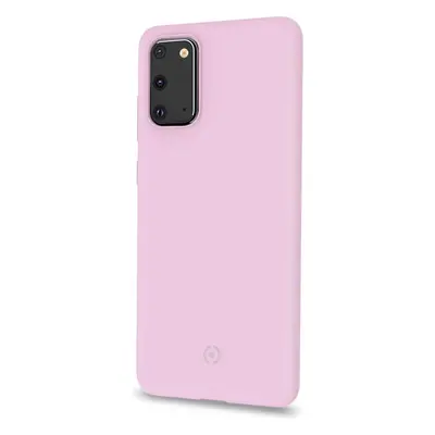 Étui Celly pour Samsung Galaxy S20 - Coque arrière en silicone - rose