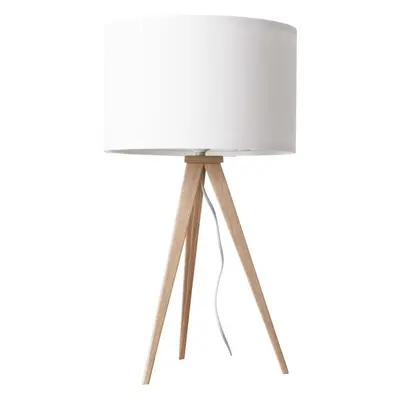 Lampe à poser tripode en bois - Zuiver - blanc