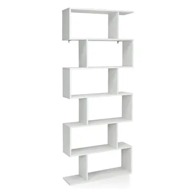 Coast Standregal 6 Level S-Shape BOOKROOM étagère de rangement en bois couleur au choix-blank