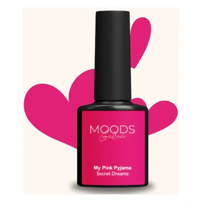 Moods Gellac 254 My Pink Pyjama - Vernis gel - Rose vif - 15ML