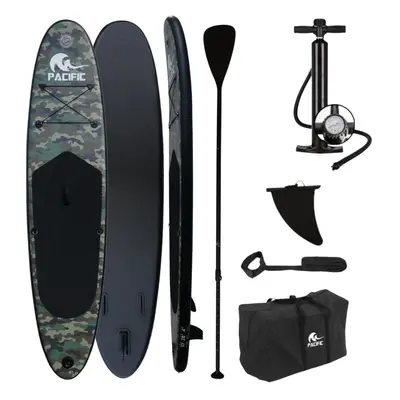 Sup Board Pacific Special Edition, Camouflage, 305 cm, 7 Piece, Jusqu'à 100 kg, Gonflable