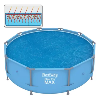 Bestway - Voile solaire pour piscine - Piscines rondes 305 CM - Isolation thermique - Prévention