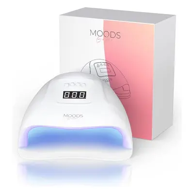 Moods Gellac Professional Luxury Nail Lamp- UV Lamp Gel Nails - Nail Dryer - Contrôlable avec de