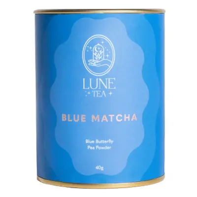 Thé de fleurs de pois papillon Lune Tea Blue Matcha, g