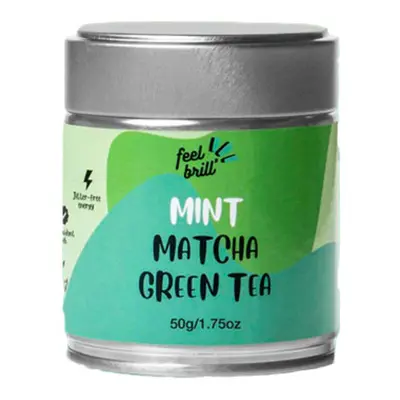 Thé vert Matcha à la menthe Feel Brill, g