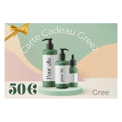 Carte Cadeau Greez - 50,00 €