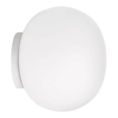 Flos - Glo-Ball Mini C/W Applique Murale/Plafonnier (Montage sur Miroir) White