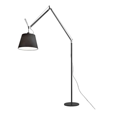 Artemide - Tolomeo Mega Lampadaire Ø420 Noir Satin/Aluminium