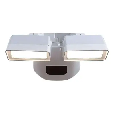 Lindby - Nikoleta LED Applique Murale d'Extérieur w/Sensor White