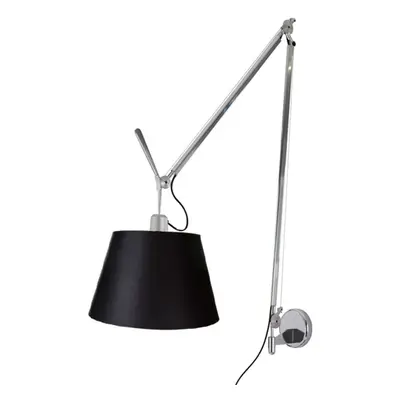 Artemide - Tolomeo Mega Applique Murale avec Dimmer Alu/Noir