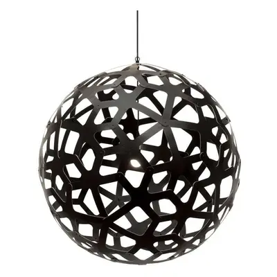 David Trubridge - Coral Suspension Ø120 Noir Côtés