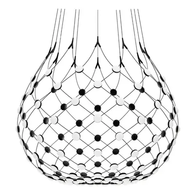 Luceplan - Mesh Suspension Ø100xH90 Phase 5m Black
