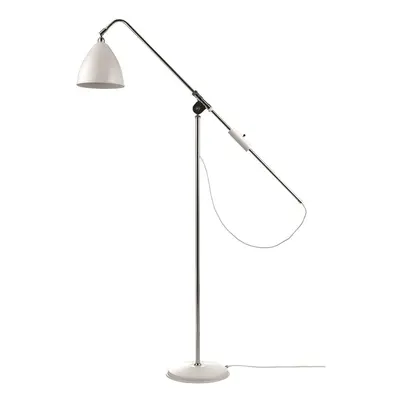 GUBI - Bestlite BL4 Lampadaire Ø21 Chrome/Blanc Mat