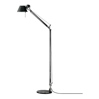 Artemide - Tolomeo Reading Lampadaire Noir avec Pied Aluminium