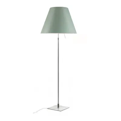 Luceplan - Costanza Lampadaire avec Variateur Aluminium/Vert d'Eau