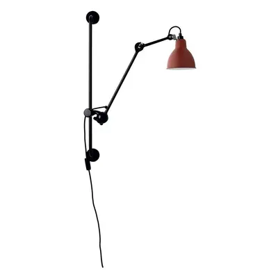 Lampe Gras - Applique Murale Noir/Rouge Lampe Gras