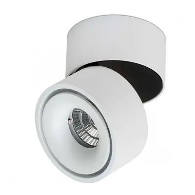 Antidark - Easy Mini W75 LED Spot en Saillie avec Passe Câble 6,1W Blanc