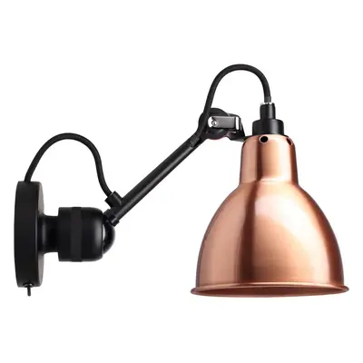 Lampe Gras - 304SW Applique Murale Noir/Cuivre Lampe Gras