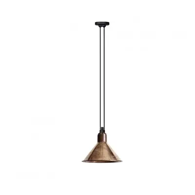 Lampe Gras - XL Suspension Conical Raw Copper Lampe Gras