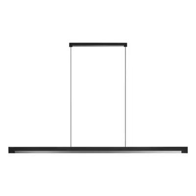 Light-Point - Inlay S1400 Linear Suspension Matt Black/Satin Silver