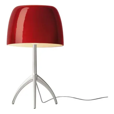 Foscarini - Lumiere Grande Lampe de Table E27 Alu/Cerise Dimm.