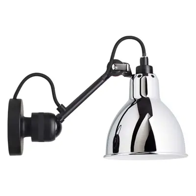 Lampe Gras - Applique Murale Noir/Chrome Lampe Gras