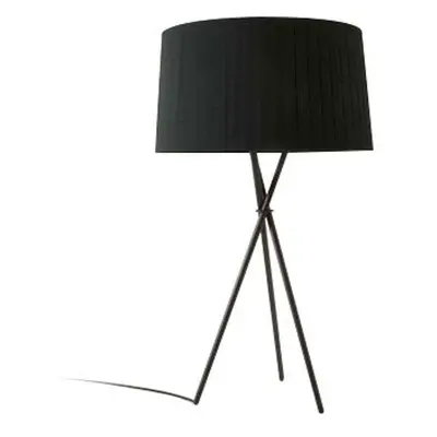 Santa & Cole - Trípode G6 Lampe de Table Black/Black Ribbon