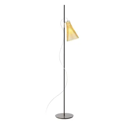 Kartell - K-Lux Lampadaire Black/Straw Yellow