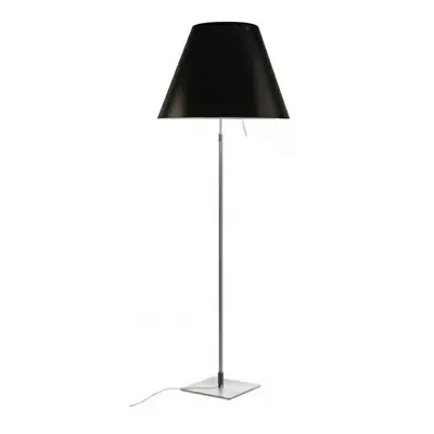 Luceplan - Costanza Lampadaire Aluminium/Noir Réglisse