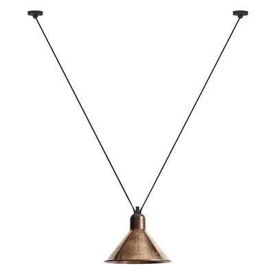 Lampe Gras - XL Suspension Conical Raw Copper Lampe Gras