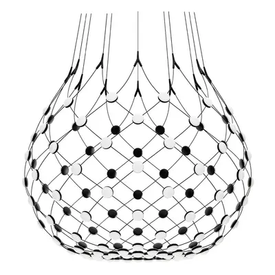 Luceplan - Mesh Suspension Ø100xH90 Phase 2m Black