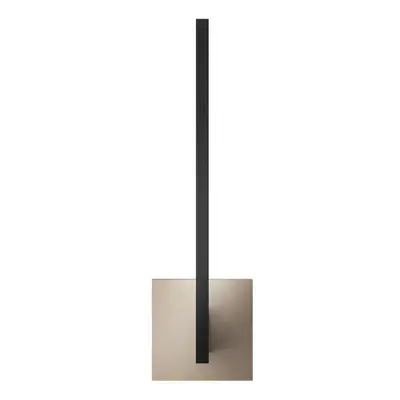 Light-Point - Inlay W2 Linear Applique Murale Matt Black/Silver Gold