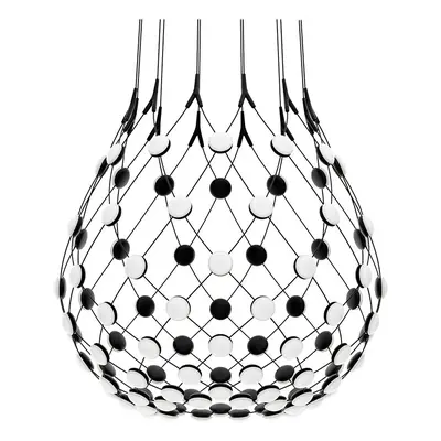 Luceplan - Mesh Suspension Ø80xH60 Phase 5m Black