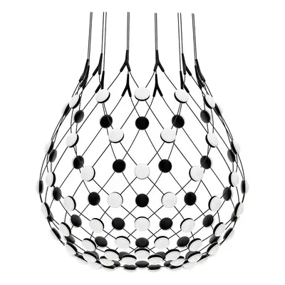 Luceplan - Mesh Suspension Ø80xH60 Phase 4m Black