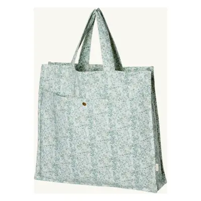 Sac fourre-tout - Coton biologique. x cm. - Bleu glace - Søstrene Grene