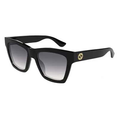 Gucci Femme GG1714S Lunettes de soleil Injecté Noir Gris Cat Eye