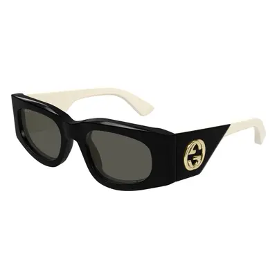 Gucci Femme GG1664S Lunettes de soleil Acétate Noir Gris Carré