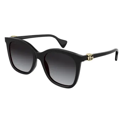 Gucci Femme GG1071S Lunettes de soleil Acétate Noir Gris Cat Eye Ombré