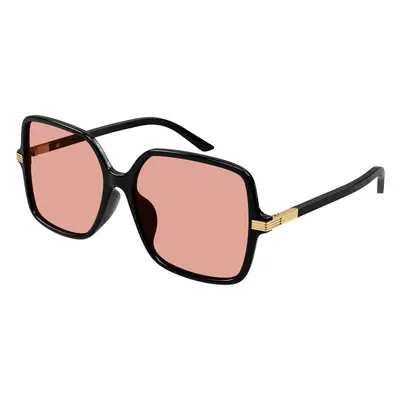 Gucci Femme GG1448SA Lunettes de soleil Acétate Noir Rose Carré Normale