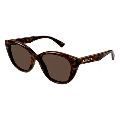 Gucci Femme GG1588S Lunettes de soleil Acétate Havane Marron Cat Eye