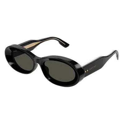 Gucci Femme GG1527S Lunettes de soleil Acétate Noir Gris Ronde